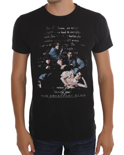 sincerely yours the breakfast club shirt